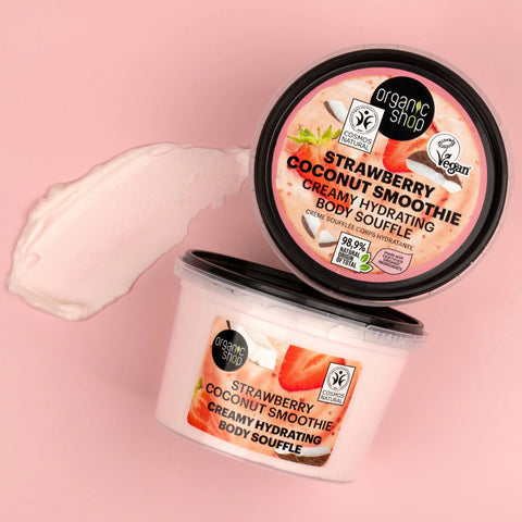 STRAWBERRY COCONUT SMOOTHIE CREAMY HYDRATING BODY SOUFFLE