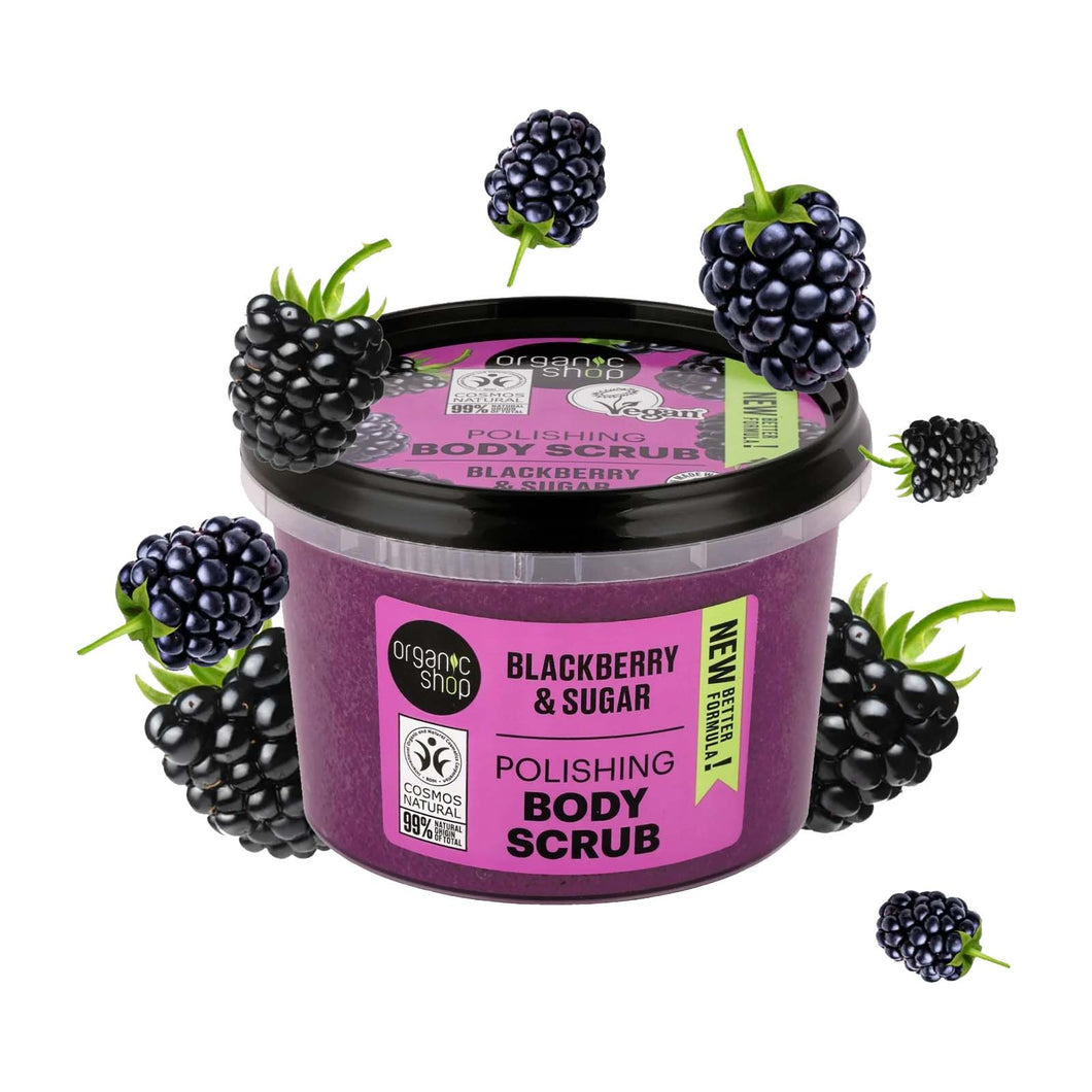 POLISHING BODY SCRUB BLACKBERRY AND SUGAR