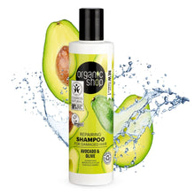 REPAIRING SHAMPOO FOR DAMAGED HAIR AVOCADO AND OLIVE