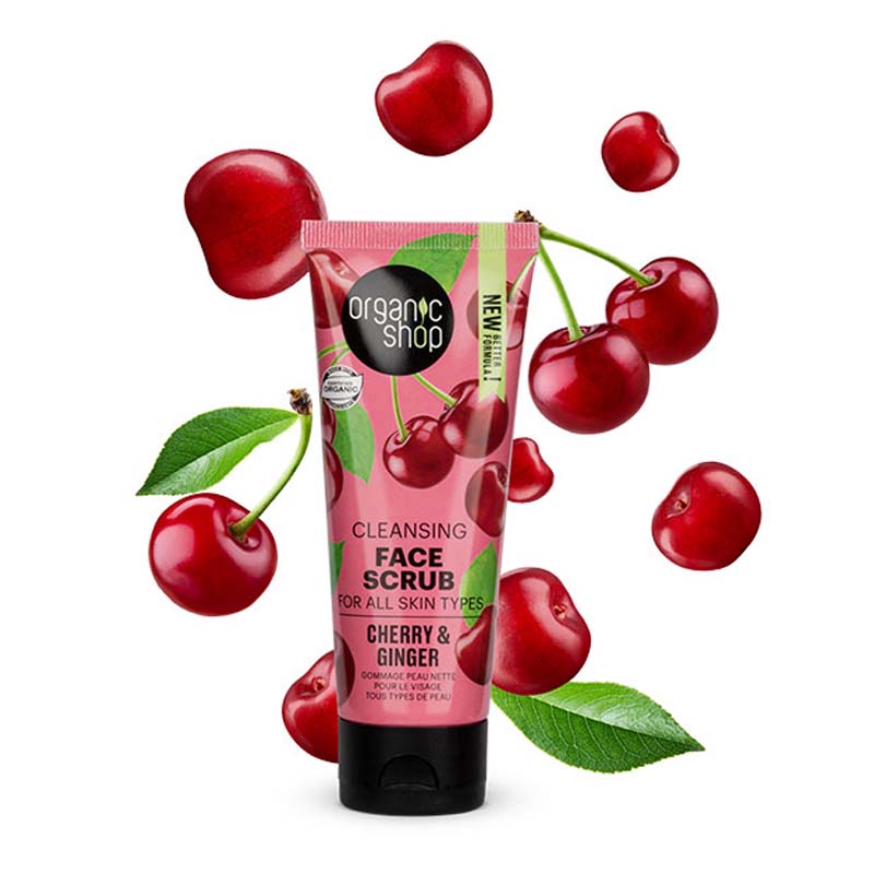 CLEANSING FACE SCRUB CHERRY & GINGER