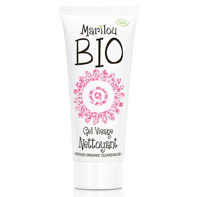 Face cleansing gel, kosmetik organik dibuat di Perancis.